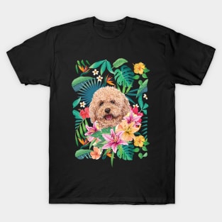 Tropical Red Toy Poodle 2 T-Shirt